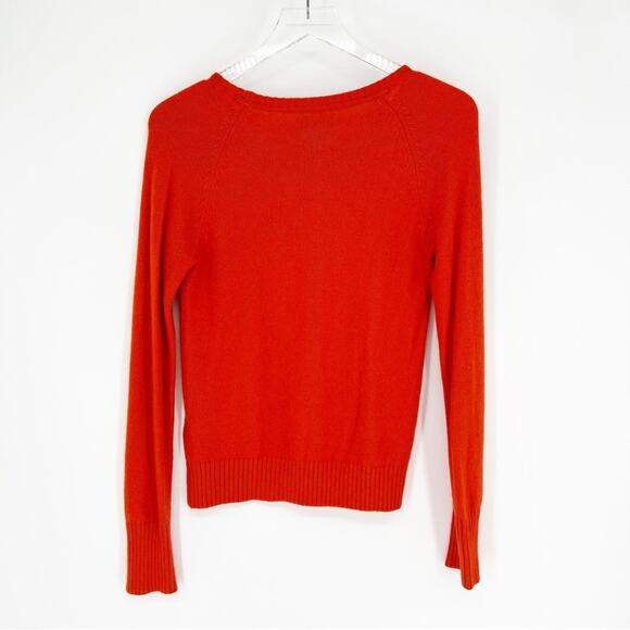 Aritzia TNA Angora Blend Sweater M Orange - Picture 2 of 7